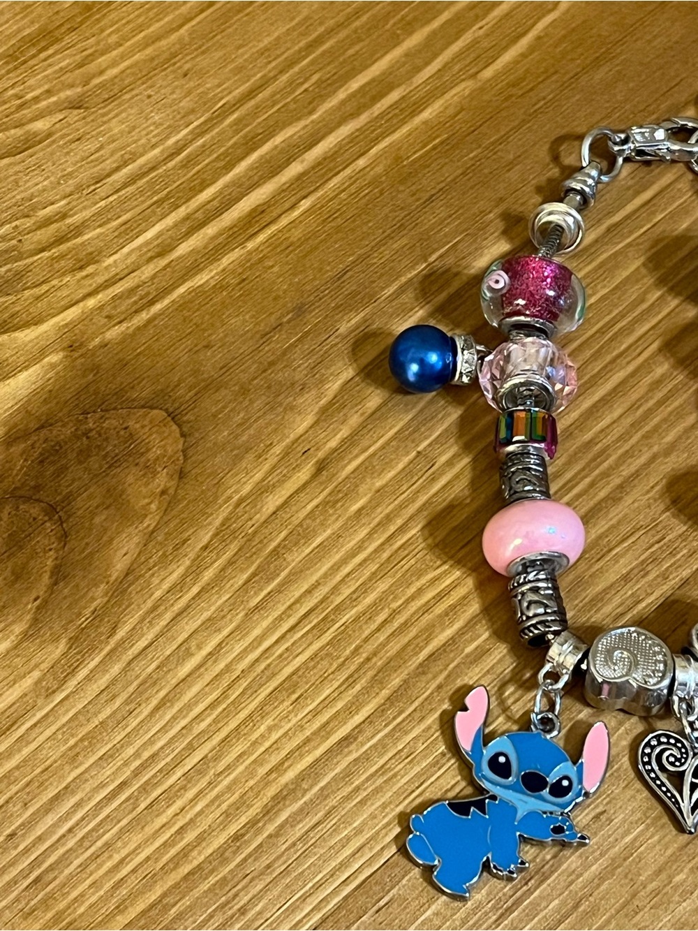 Lilo & Stitch snake bracelet marked “You & Me” silver tone 7 - 8 1/2” - Picture 3 of 10
